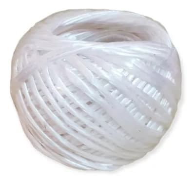 CAÑAMO PLASTICO OVILLO BLANCO 10X100GR