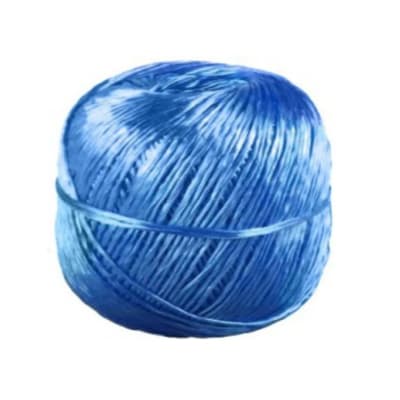 CAÑAMO PLASTICO OVILLO AZUL 10X100GR
