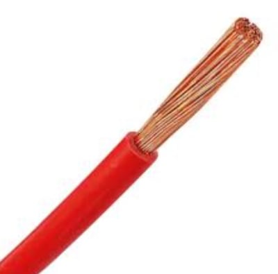 CABLE EVAFLEX 2.5MM COLOR ROJO