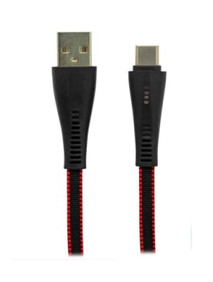 CABLE USB C USB A CARGA RAPIDA 2.1 PLANO CON MALLA PHILCO