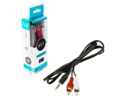 CABLE AUXILIAR A RCA 1.8MTS IRT
