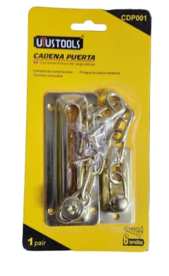 CADENA SEGURIDAD PUERTA BRONCE CDP001 UYUSTOOLS