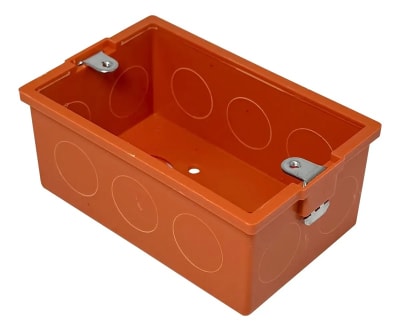 CAJA ELECTRICA SALMON NICHO TABIQUE C/OREJA METALICA HOFFENS