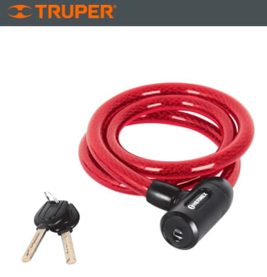 CANDADO CERADO 1,2MTS-15MM CON LLAVE USO RUDO HERMEX CB-15