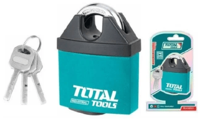 CANDADO TOTAL 50MM HIERRO RESISTENTE AL INTEMRPERIE