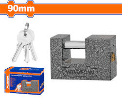 CANDADO HIERRO RENTANGULAR 90MM WPD7590 WADFOW