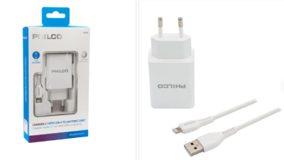 CARGADOR CELULAR TIPO IPHONE CARG  RAPIDA 2.1A