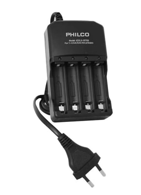CARGADOR BATERIA LITIO RECARGABLES AA/AAA PHILCO