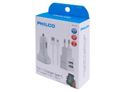 KIT CARGADOR 3EN1 TIPO C