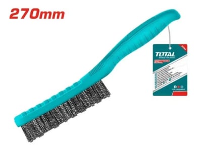 CEPILLO DE ALAMBRE 270MM  CON MANGO DE PLASTICO