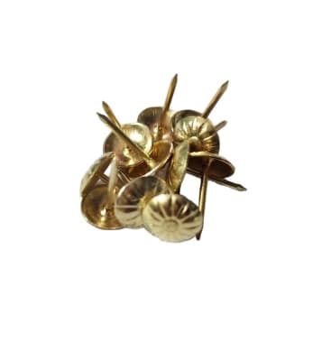 CLAVO TAPICERO CHINCHE DORADO CON ROSITA