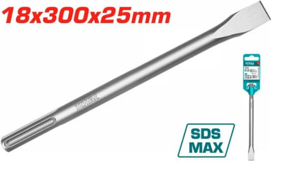 CINCEL PUNTA SDS MAX 18X300X25MM PTA. PLANA  TAC15221811 TOTAL