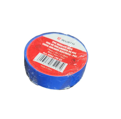 CINTA AISLANTE WURTH 19MMX5MTS AZUL