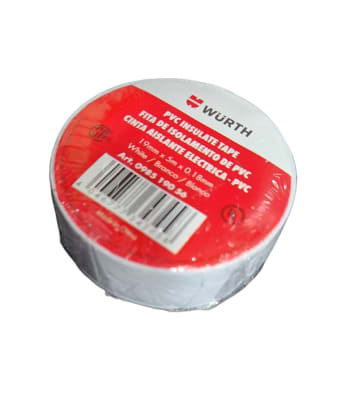 CINTA AISLANTE WURTH 19MMX5MTS BLANCO