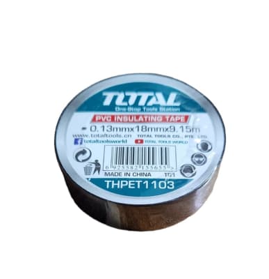 CINTA AISLANTE TOTAL 0.13mmX18mmX9.15mts