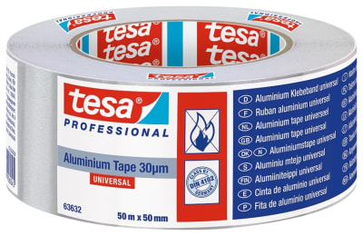 CINTA ALUMINIO CON LINER 25MTSX50MM TESA
