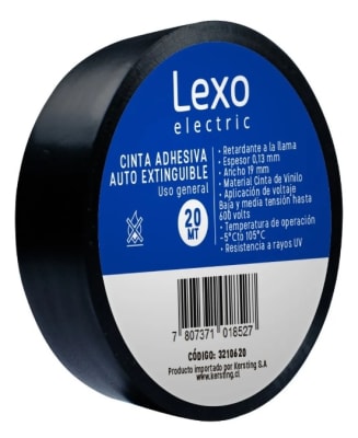 CINTA AISLANTE NEGRA LEXO