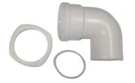 CODO 90° PARA SALIDA SIFON LAVAPLATO TAUMM