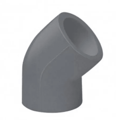 CURVA PPR 45° 25 MM GRIS HOFFENS