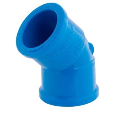 CODO PVC HIDRAULICO 25MMX45° HOFFENS