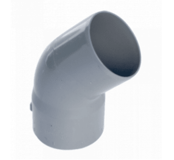 CURVA PVC SANITARIO 75X45°