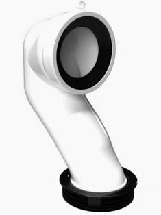 MANGUITO FLEXIBLE CODO ADAPTADOR WC HORIZONTAL 30,5CM HOFFENS