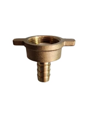CONECTOR MANGUERA TETILLA 1/2 - LLAVE 3/4 BRONCE