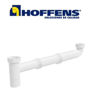 CONEXION LAVAPLATOS DOBLE ENTRADA HASTA 55 cm. HOFFENS
