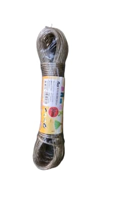 CORDEL PARA COLGAR ROPA 20MTS ACERADO CON GOMA