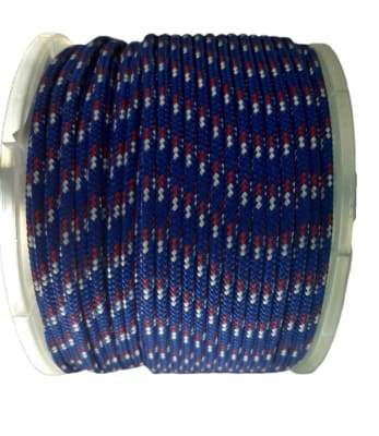 CORDEL POLIPROPILENO 4MM BICOLOR 1 METRO