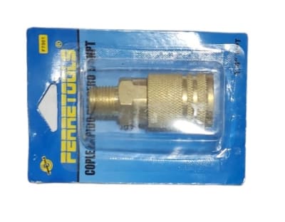 ACCESORIOS NEUMATICOS COUPLER RAPIDO 1/4NPT HE F7001 FERRETOOLS