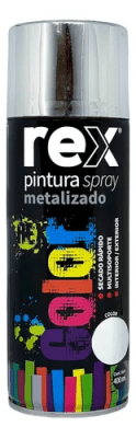 PINTURA SPRAY REX CROMO 400ML