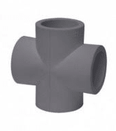 FITTING PPR GRIS CRUZ 25MM HOFFENS