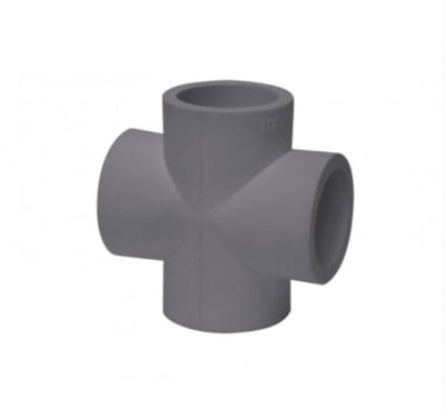 FITTING PPR GRIS CRUZ 20MM HOFFENS