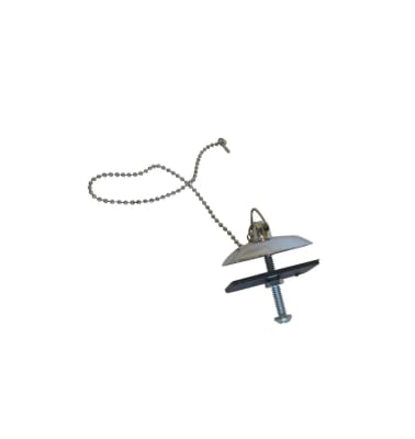 CUBREFALLA TIPO PITON FLANGE C/CADENA CROMADA