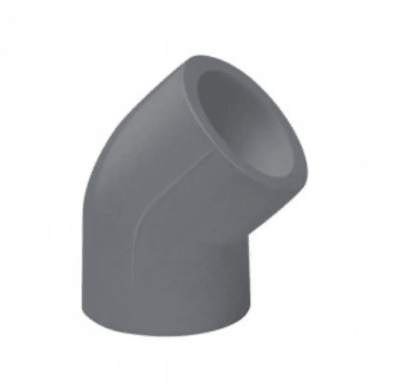 CURVA PPR 45° 40MM GRIS HOFFENS