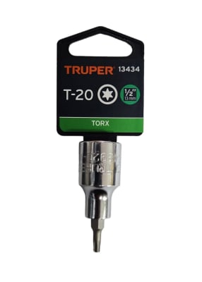 DADO TORX MACHO T20 TRUPER