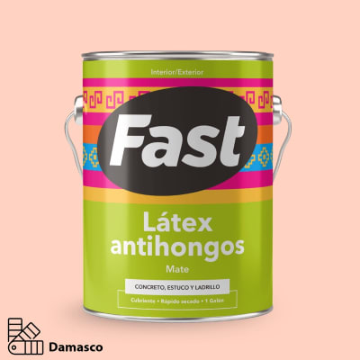 LATEX AL AGUA GALON DAMASCO FAST TRICOLOR