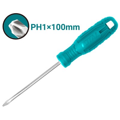 DESTORNILLADOR TOTAL CRUZ PH1X100MM THTDC2246