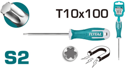 DESTORNILLADOR MANUAL TORX S2 T10 THT26T10100 TOTAL