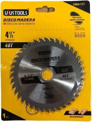 DISCO CORTE MADERA 4-1/2 UYUSTOOLS