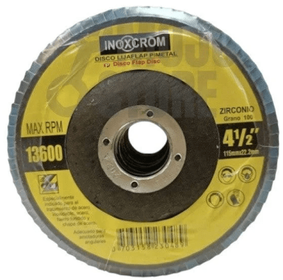 DISCO CIRCONIO PARA MADERA GRANO 100 INOXCROM