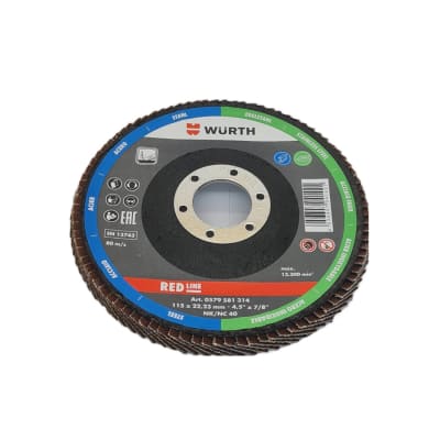 DISCO CIRCONIO PARA METAL ACERO INOXIDABLE GRANO 120