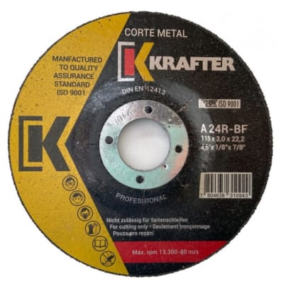DISCO CORTE 4-1/2 3MM KRAFTER