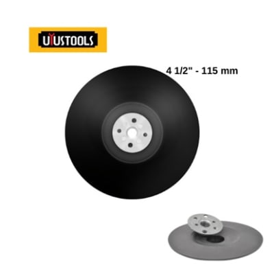DISCO GOMA RESPALDO LIJA PARA GALLETERA 4-1/2 UYUSTOOLS DGE115