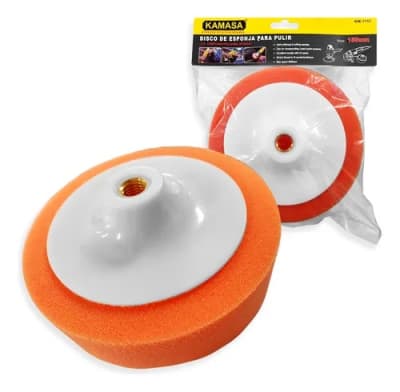 DISCO PULIR 4-1/2  ESPONJA 150mm KAMASA