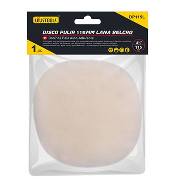 DISCO PULIR 4-1/2  LANA VELCRO DP115L UYUSTOOLS