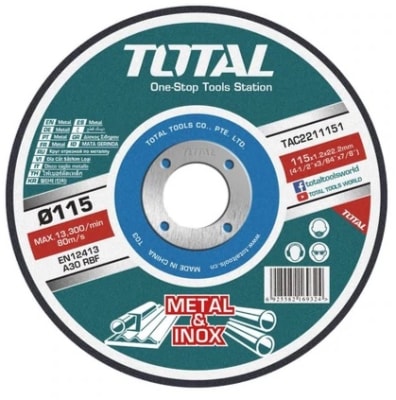 DISCO CORTE METAL 4-1/2 TOTAL