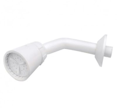 DUCHA FIJA PLASTICA BLANCA CUELLO MOVIL HOFFENS