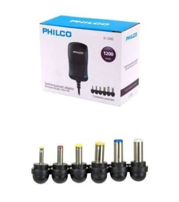 ADAPTADOR MULTIVOLTAJEELIMINADOR DE PILAS PHILCO 1200MAH